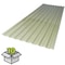 Suntuf 26 in. x 6 ft. Misty Green Polycarbonate Roof Panel, 10PK 400991 - alternate 1